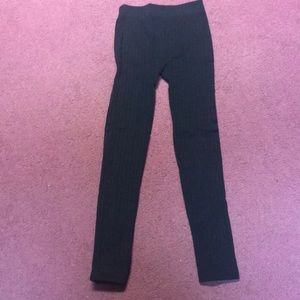 Black Cozy Fleece Lined Leggings